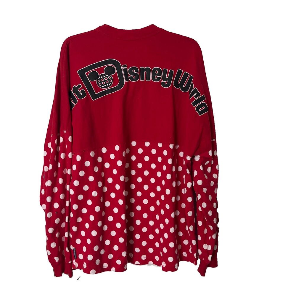 Disney Parks Spirit Jersey Walt Disney  Sz XL Minnie Mouse Polka Dot EUC - Picture 7 of 7